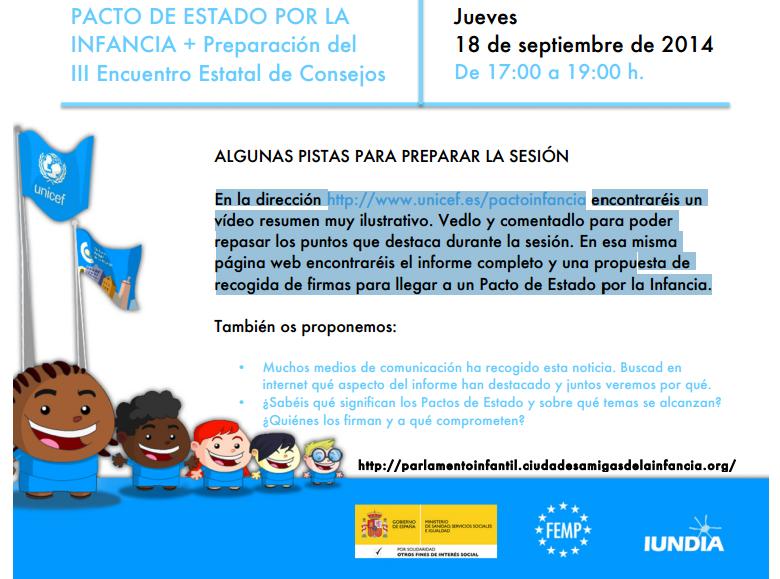 Imagen de Nuevo encuentro del Parlamento Infantil Online de UNICEF el jueves 18 de septiembre de 17:00 h. a 19:00 h.