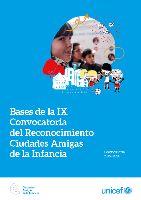 Imagen de Bases convocatoria Ciudades Amigas de la Infancia