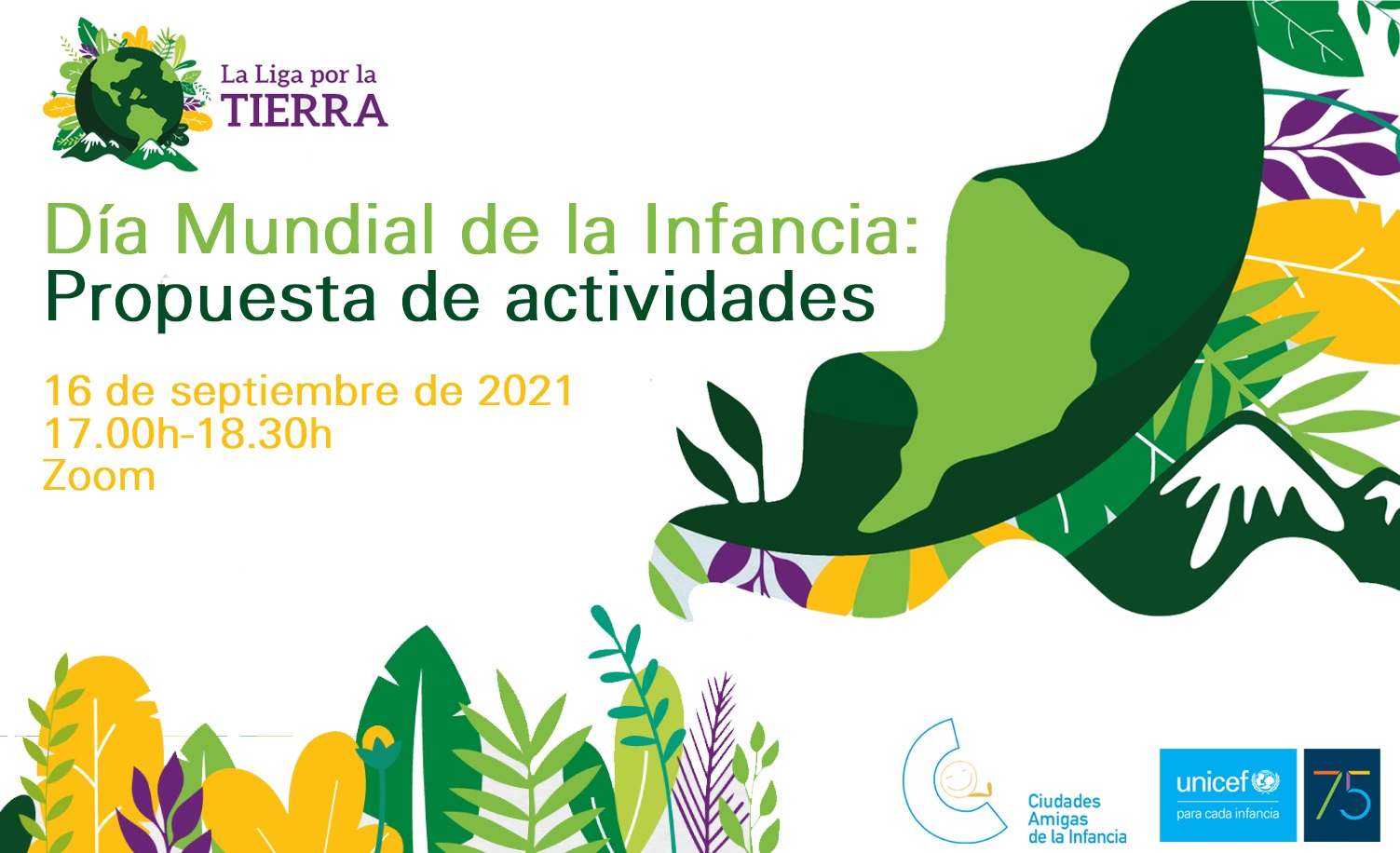 Imagen de ¿Tienes dudas sobre la propuesta de actividades del Día Mundial de la Infancia? Te las resolveremos el 16 de septiembre