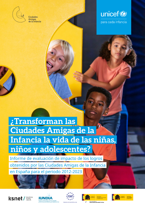Imagen de Informe de evaluación de impacto de los logros de Ciudades Amigas de la Infancia en España 2012-2023